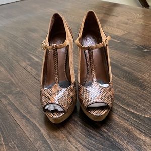 Tory Burch high heel platform shoes